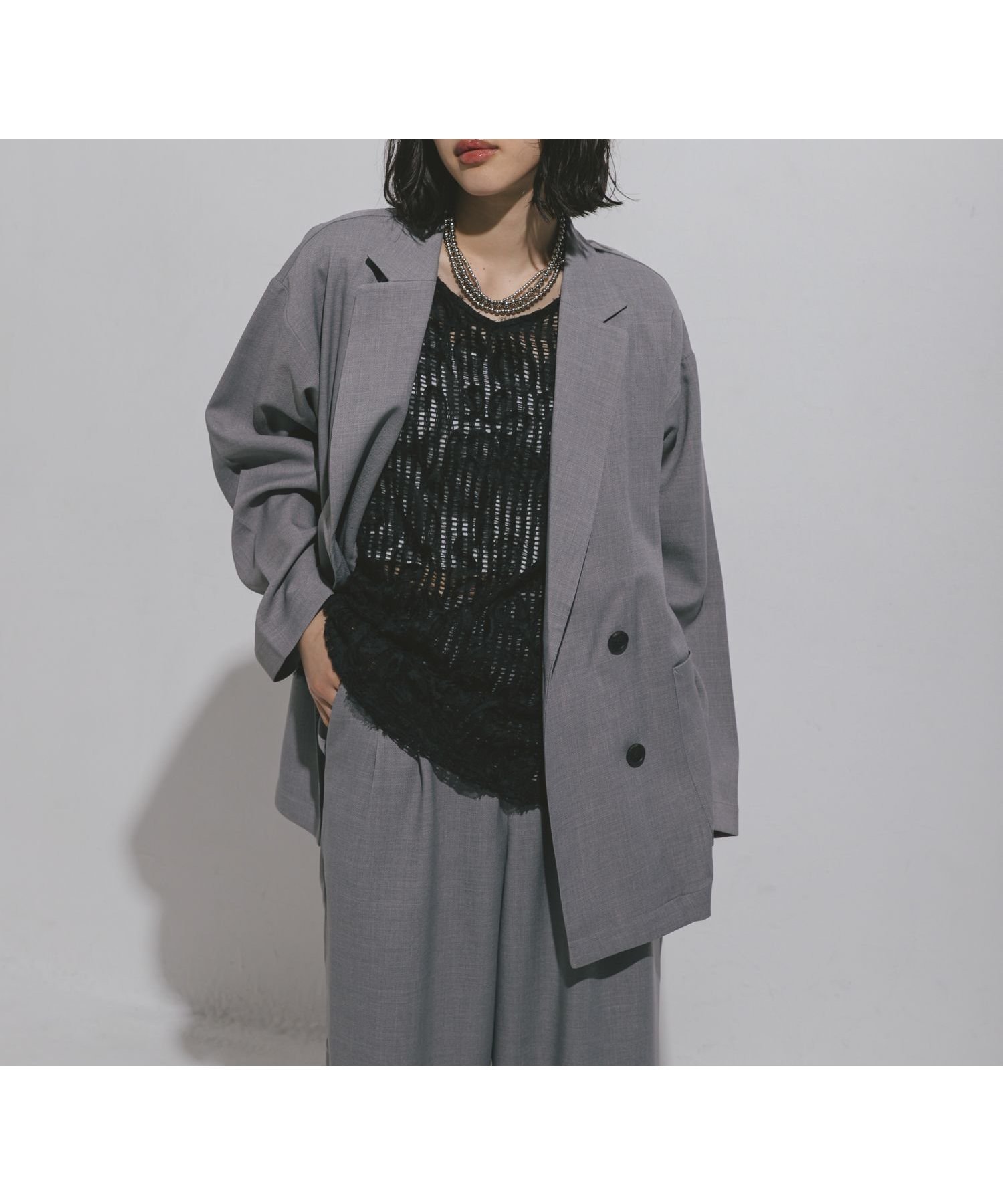 【レプシィム ローリーズファーム/LEPSIM LOWRYS FARM】のハニカムドビージャケット 人気、トレンドファッション・服の通販 founy(ファニー) 　ファッション　Fashion　レディースファッション　Fashion for Women　アウター　Coat / Outerwear Collection　レディースジャケット・軽アウター　Jackets　おすすめ　Recommended / Our Picks　ジャケット　Jacket, Outerwear　セットアップ　Set-Up, Coordinated Outfit　プリーツ　Pleats, Pleated　夏　Summer　秋　Autumn　 other-1|ID: prp329100004630318 ipo3291000000033980871