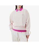 【ラコステ/LACOSTE】のクロップドクルーネックスウェット ライトピンク|ID: prp329100004630406 ipo3291000000034253057