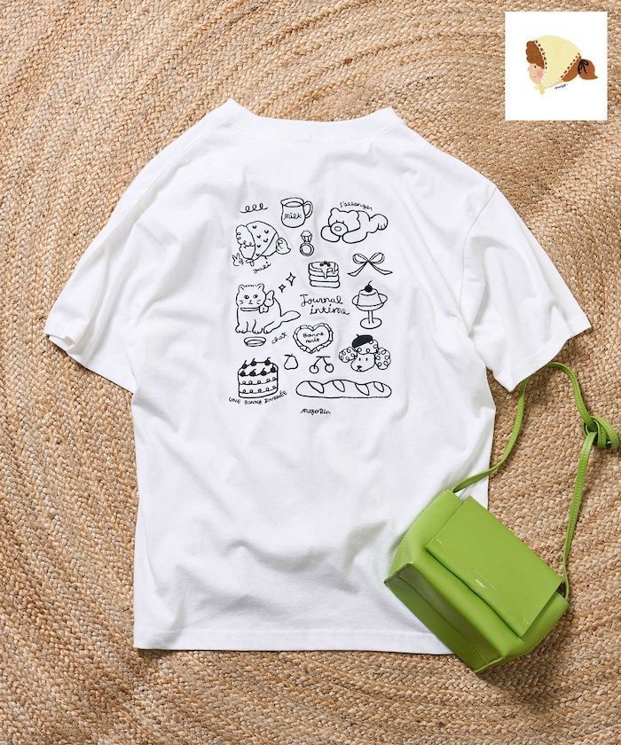 【フリークスストア/FREAK'S STORE】のMojopin バック刺繍Tシャツ 25SS インテリア・キッズ・メンズ・レディースファッション・服の通販 founy(ファニー) https://founy.com/ ファッション Fashion レディースファッション Fashion for Women トップス・カットソー Cut & Sew Tops シャツ・ブラウス・オフィスカジュアル Elegant Blouses & Button-Ups ロングTシャツ・Tシャツ Longline T-Shirts & Tees バッグ Bags 2025年 2025 2025春夏・S/S Spring/Summer 2025 SS25 イラスト Illustration モチーフ Motif, Design Theme ヴィンテージ Vintage Style 夏 Summer S/S・春夏 SS, Spring/Summer, Warm Season |ID: prp329100004630432 ipo3291000000034010047