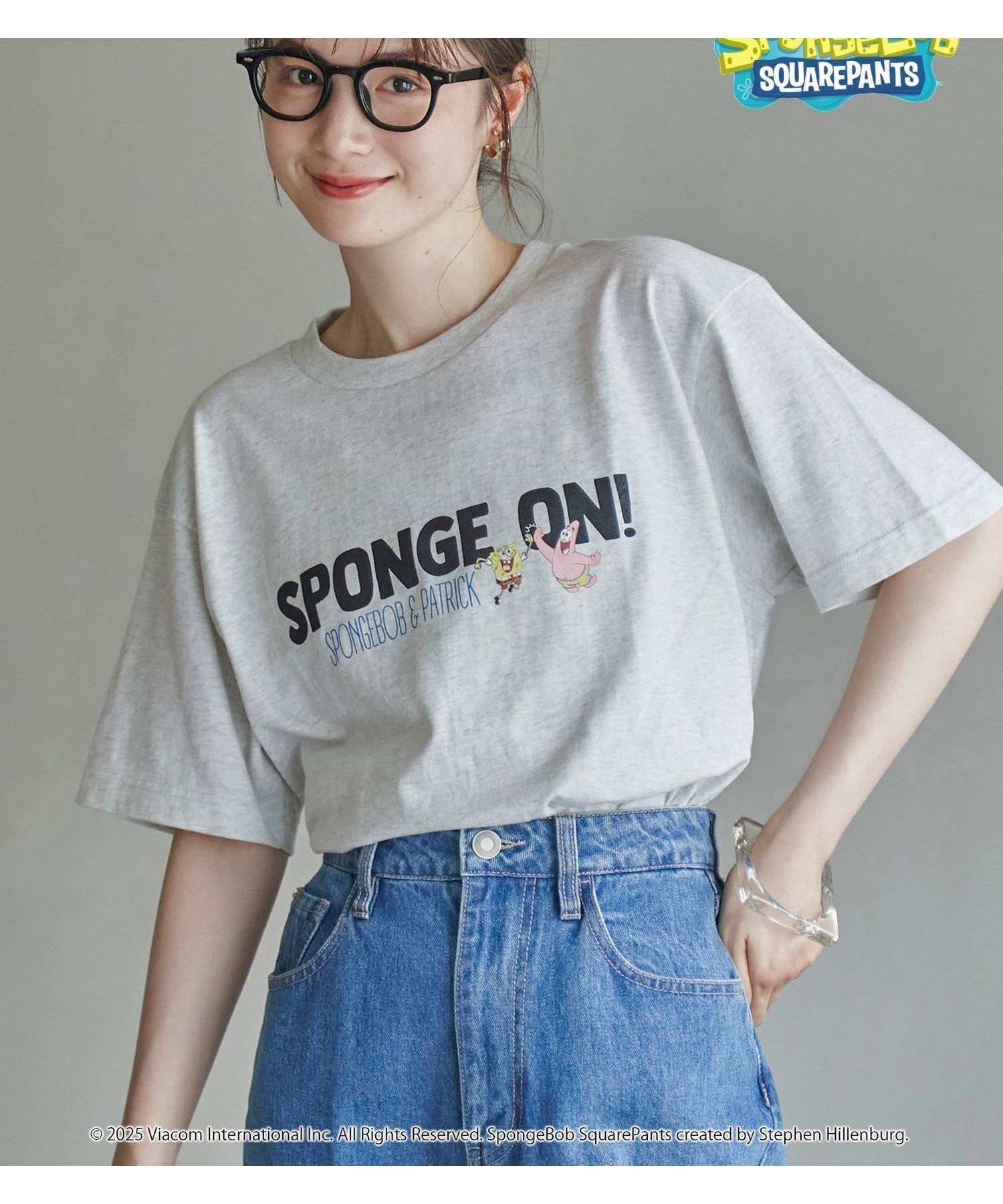 【コーエン/COEN】の【SpongeBob / スポンジ・ボブ 別注】グラフィックプリントUNI-Tシャツ インテリア・キッズ・メンズ・レディースファッション・服の通販 founy(ファニー) 　ファッション　Fashion　レディースファッション　Fashion for Women　トップス・カットソー　Cut & Sew Tops　シャツ・ブラウス・オフィスカジュアル　Elegant Blouses & Button-Ups　ロングTシャツ・Tシャツ　Longline T-Shirts & Tees　おすすめ　Recommended / Our Picks　グラフィック　Graphic, Graphic Design　コレクション　Collection, Seasonal Line　トレンド　Trend, Trending Now　プリント　Print, Printed Pattern　人気　Popular, Best Seller　別注　Limited Edition, Custom Order　夏　Summer　その他3|ID: prp329100004630463 ipo3291000000033543711