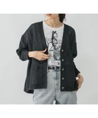 【グローバルワーク/GLOBAL WORK】のペーパーヤーンカノコカーディガン長袖/577968 スミクロ19|ID:prp329100004630489