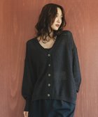 【グローバルワーク/GLOBAL WORK】のペーパーヤーンカノコカーディガン長袖/577968 スミクロ19|ID:prp329100004630489