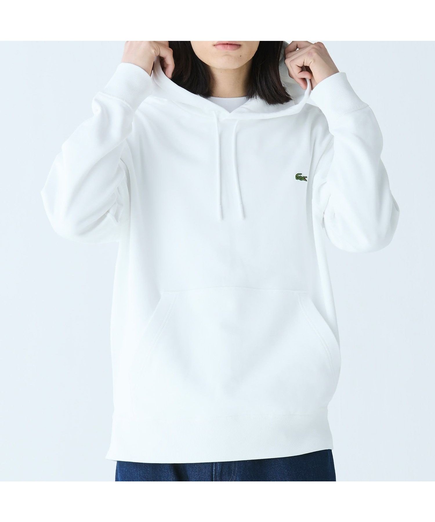 【ラコステ/LACOSTE】のプレミアムスウェットフーディー / スウェットパーカー インテリア・キッズ・メンズ・レディースファッション・服の通販 founy(ファニー) 　ファッション　Fashion　レディースファッション　Fashion for Women　トップス・カットソー　Cut & Sew Tops　レディースパーカー・カジュアルフーディー　Casual Hoodies & Sweatshirts　スウェット・クルーネックトップス　Sweatshirts & Crewnecks / Relaxed Fit Sweat Tops　クラシック　Classic, Timeless Style　吸水　Absorbent, Quick-Dry　ストレッチ　Stretch, Stretchy Fabric　トレンド　Trend, Trending Now　フィット　Fit, Slim Fit　プレミアム　Premium, High-End　ポケット　Pocket, Pocket Detail　メンズ　Men's, Menswear　リラックス　Relax, Relaxed Fit　おすすめ　Recommended / Our Picks　ホワイト|ID: prp329100004630532 ipo3291000000033597349