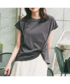 【アンタイトル/UNTITLED】の【接触冷感/UV/Tシャツ】ツイストプルオーバー 人気、トレンドファッション・服の通販 founy(ファニー) ファッション Fashion レディースファッション Fashion for Women トップス・カットソー Cut & Sew Tops シャツ・ブラウス・オフィスカジュアル Elegant Blouses & Button-Ups ロングTシャツ・Tシャツ Longline T-Shirts & Tees カジュアルプルオーバー・ニットトップス Pullovers & Knit Tops / Casual Pullovers おすすめ Recommended / Our Picks アシンメトリー Asymmetrical Style スリーブ Sleeve, Long Sleeve / Short Sleeve ツイスト Tweed, Tweed Fabric フレンチ French, French Style 夏 Summer thumbnail チャコールグレー|ID: prp329100004630553 ipo3291000000033389922