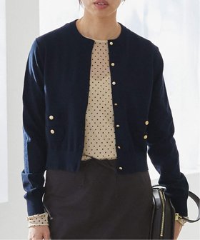 【イエナ/IENA】の《追加》PARIGI クルーネックカーディガン 人気、トレンドファッション・服の通販 founy(ファニー) ファッション Fashion レディースファッション Fashion for Women トップス・カットソー Cut & Sew Tops カーディガン・羽織り Layered Style Cardigans |ID:prp329100004630563
