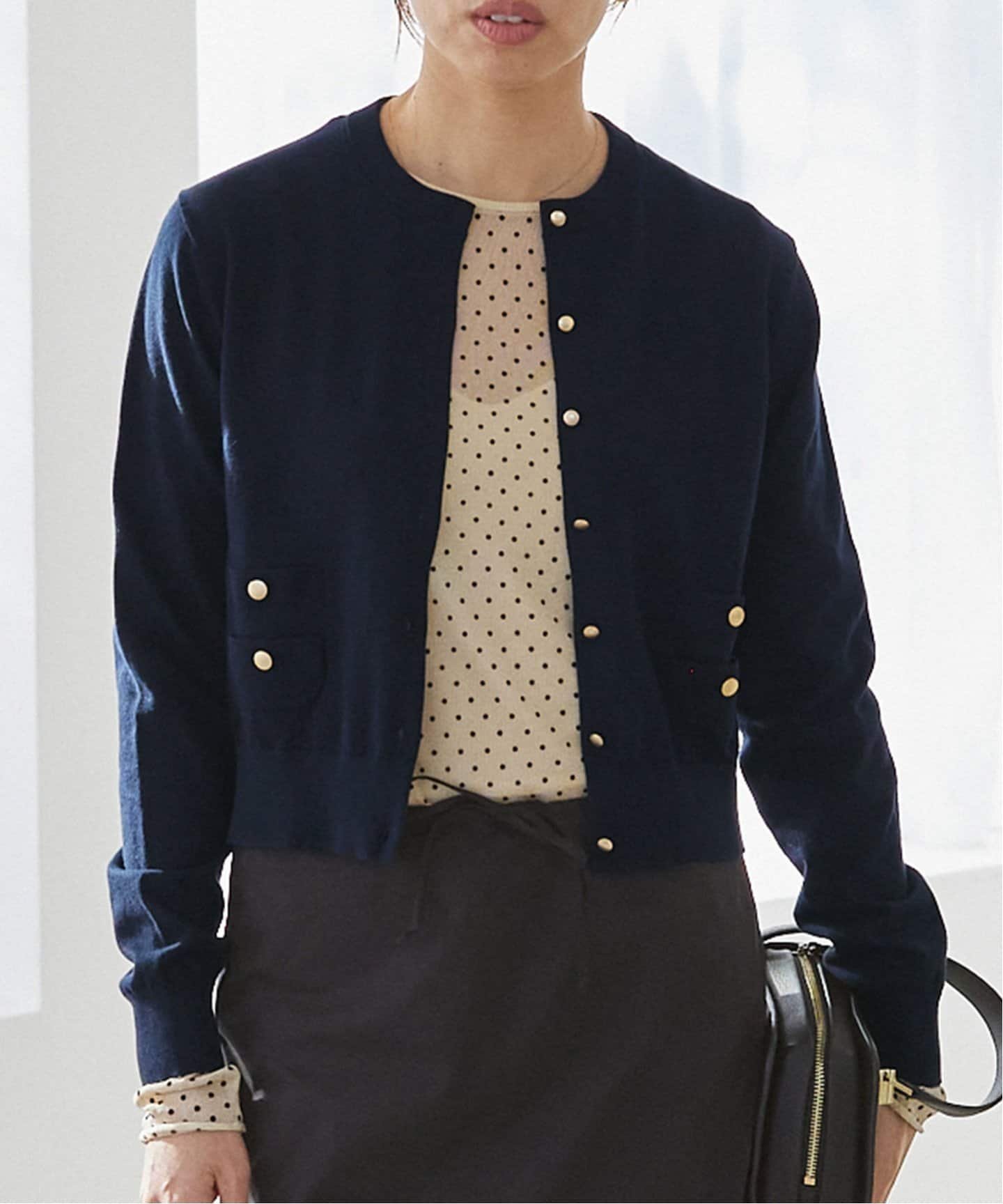 【イエナ/IENA】の《追加》PARIGI クルーネックカーディガン 人気、トレンドファッション・服の通販 founy(ファニー) 　ファッション　Fashion　レディースファッション　Fashion for Women　トップス・カットソー　Cut & Sew Tops　カーディガン・羽織り　Layered Style Cardigans　 other-1|ID: prp329100004630563 ipo3291000000033458300