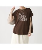 【エルーラ/Elura】の汗じみ軽減フレンチTシャツ/582764 ブラウン55|ID: prp329100004630583 ipo3291000000033633370