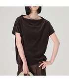 【バビロン/BABYLONE / KIDS】の【洗濯可】ベロアニュアンスカットソー 人気、トレンドファッション・服の通販 founy(ファニー) ファッション Fashion キッズファッション Fashion for Kids トップス・カットソー Cut & Sew Tops アシンメトリー Asymmetrical Style 秋 Autumn サロペット Overalls, Salopette スリーブ Sleeve, Long Sleeve / Short Sleeve デニム Denim, Jeans Material ドレープ Drape, Draping Fabric フレンチ French, French Style ベロア Velour, Soft Velvet 再入荷 Restock / Back in Stock 夏 Summer thumbnail ダークブラウン58|ID: prp329100004630591 ipo3291000000033496913