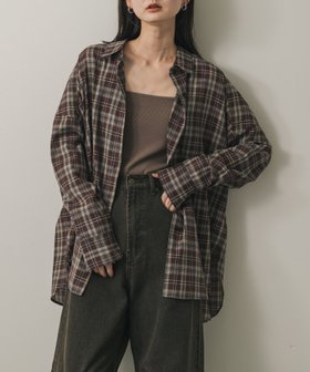 【センスオブプレイス/SENSE OF PLACE by URBAN RESEARCH】の『UR TECH』『UVカット』チェックルーズシャツ 人気、トレンドファッション・服の通販 founy(ファニー) ファッション Fashion レディースファッション Fashion for Women トップス・カットソー Cut & Sew Tops シャツ・ブラウス・オフィスカジュアル Elegant Blouses & Button-Ups シアー Sheer, See-Through チェック Check, Plaid, Tartan 夏 Summer 秋 Autumn 羽織 Haori, Light Jacket |ID:prp329100004630607