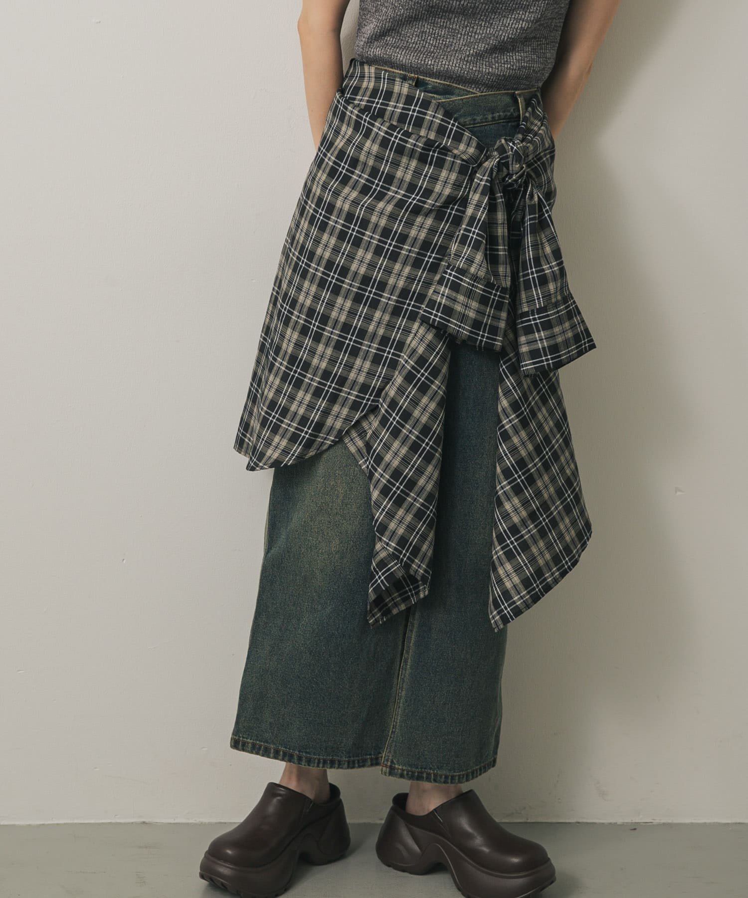 【センスオブプレイス/SENSE OF PLACE by URBAN RESEARCH】の『UR TECH』『UVカット』チェックルーズシャツ インテリア・キッズ・メンズ・レディースファッション・服の通販 founy(ファニー) 　ファッション　Fashion　レディースファッション　Fashion for Women　トップス・カットソー　Cut & Sew Tops　シャツ・ブラウス・オフィスカジュアル　Elegant Blouses & Button-Ups　シアー　Sheer, See-Through　チェック　Check, Plaid, Tartan　夏　Summer　秋　Autumn　羽織　Haori, Light Jacket　BLK×BEG|ID: prp329100004630607 ipo3291000000033619191