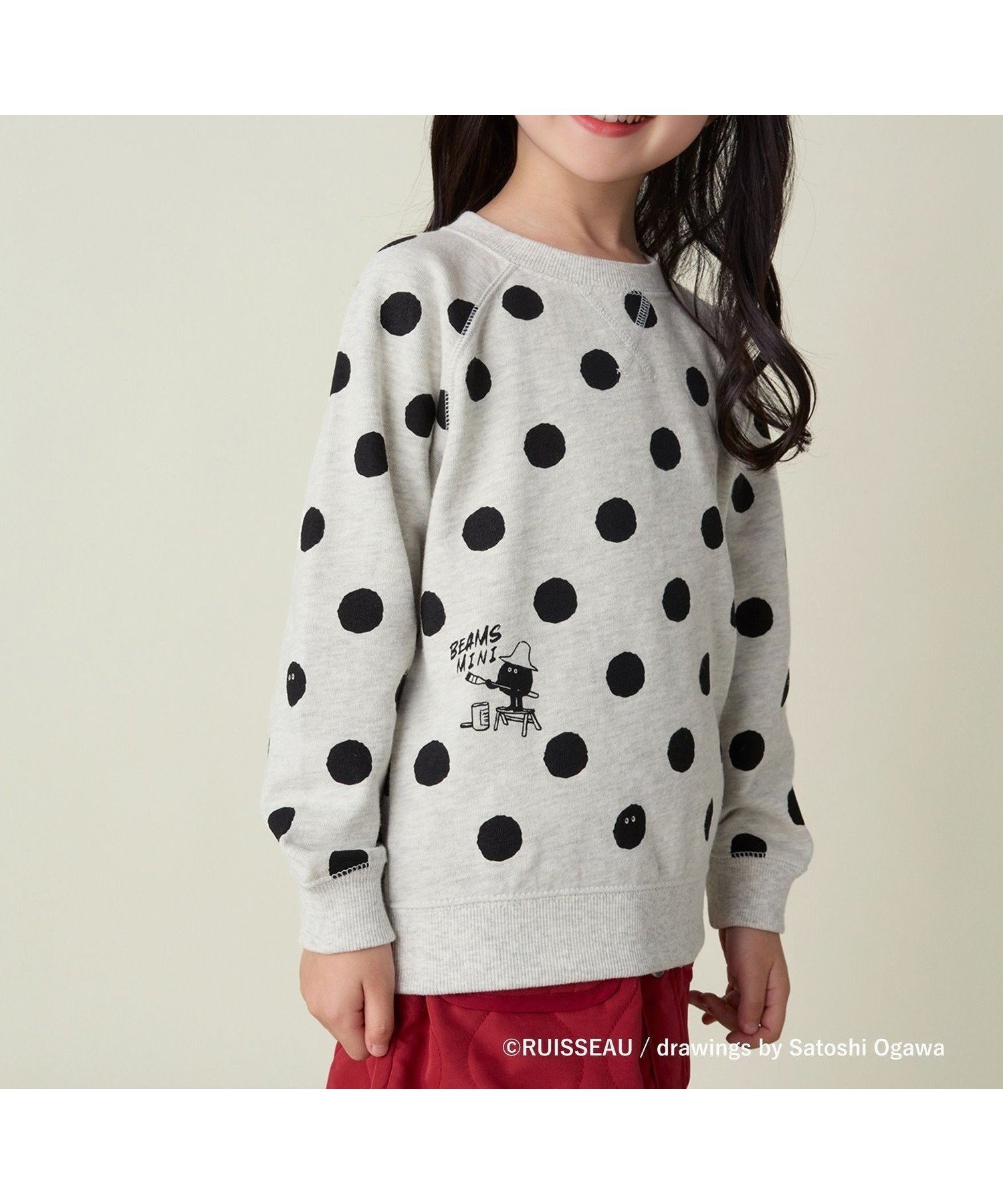 【ビームス ミニ/BEAMS mini / KIDS】のマリモ スウェット (90~150cm) 24AW 人気、トレンドファッション・服の通販 founy(ファニー) 　ファッション　Fashion　キッズファッション　Fashion for Kids　2024年　2024　2024-2025秋冬・A/W　Autumn/Winter 2024–25 AW24–25　シンプル　Simple, Minimal　スウェット / スエット　Sweatshirt, Sweatwear　ドット　Polka Dot, Dot Pattern　A/W・秋冬　Autumn/Winter　 other-1|ID: prp329100004630627 ipo3291000000033494011
