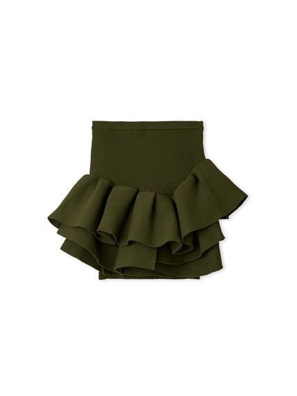 【スタイリング/styling】のラッフルニットベアトップ インテリア・キッズ・メンズ・レディースファッション・服の通販 founy(ファニー) 　雑誌掲載アイテム　Magazine Picks & Fashion Features　ファッション雑誌　Fashion Magazines　スウィート　Sweet　バイラ　BAILA　クラッシィ　CLASSY.　ジゼル　GISELe　ファッション　Fashion　レディースファッション　Fashion for Women　トップス・カットソー　Cut & Sew Tops　ニット　Knit Tops & Sweaters　4月号　April Issue　5月号　May Issue　6月号　June Issue, Jun. Edition　アシンメトリー　Asymmetrical Style　ラッフル　Ruffle, Frill　雑誌　Magazine, Fashion Magazine　KKI[026]|ID: prp329100004630635 ipo3291000000033448347