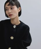 【アダム エ ロペ/ADAM ET ROPE'】の【WEB限定】・【サステナブル】セレクトネックウェーブボタンカーディガン 人気、トレンドファッション・服の通販 founy(ファニー) ファッション Fashion レディースファッション Fashion for Women トップス・カットソー Cut & Sew Tops カーディガン・羽織り Layered Style Cardigans 2026年 2026 ウォッシャブル Machine Washable カーディガン Cardigan, Knitwear ジャケット Jacket, Outerwear スリーブ Sleeve, Long Sleeve / Short Sleeve フォルム Silhouette, Form フロント Front, Front Design ミドル Middle Length, Mid Height A/W・秋冬 Autumn/Winter thumbnail ブラック(01)|ID: prp329100004630639 ipo3291000000033446052