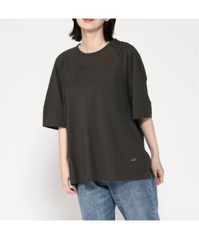 【クロコダイル/CROCODILE】のプレーティング天竺 ラグラン Tシャツ 人気、トレンドファッション・服の通販 founy(ファニー) ファッション Fashion レディースファッション Fashion for Women トップス・カットソー Cut & Sew Tops シャツ・ブラウス・オフィスカジュアル Elegant Blouses & Button-Ups ロングTシャツ・Tシャツ Longline T-Shirts & Tees 無地 Plain, Solid Color |ID:prp329100004630671