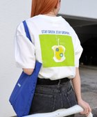 【アンドミー/andme】のFRUIT PLATTER ロゴ プリント 半袖 Tシャツ ANME アンメ 人気、トレンドファッション・服の通販 founy(ファニー) ファッション Fashion レディースファッション Fashion for Women トップス・カットソー Cut & Sew Tops シャツ・ブラウス・オフィスカジュアル Elegant Blouses & Button-Ups ロングTシャツ・Tシャツ Longline T-Shirts & Tees プリント Print, Printed Pattern 別注 Limited Edition, Custom Order 半袖 Short Sleeve, Half Sleeve thumbnail オフホワイト×グリーンアップル|ID: prp329100004631025 ipo3291000000033833750