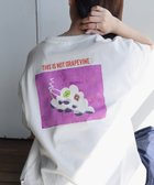 【アンドミー/andme】のFRUIT PLATTER ロゴ プリント 半袖 Tシャツ ANME アンメ 人気、トレンドファッション・服の通販 founy(ファニー) ファッション Fashion レディースファッション Fashion for Women トップス・カットソー Cut & Sew Tops シャツ・ブラウス・オフィスカジュアル Elegant Blouses & Button-Ups ロングTシャツ・Tシャツ Longline T-Shirts & Tees プリント Print, Printed Pattern 別注 Limited Edition, Custom Order 半袖 Short Sleeve, Half Sleeve thumbnail オフホワイト×グレープ|ID: prp329100004631025 ipo3291000000033833753