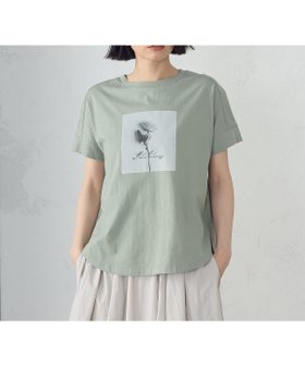 【コムサイズム/COMME CA ISM】のフォトプリントTシャツ 人気、トレンドファッション・服の通販 founy(ファニー) ファッション Fashion レディースファッション Fashion for Women トップス・カットソー Cut & Sew Tops シャツ・ブラウス・オフィスカジュアル Elegant Blouses & Button-Ups ロングTシャツ・Tシャツ Longline T-Shirts & Tees プリント Print, Printed Pattern |ID:prp329100004631193