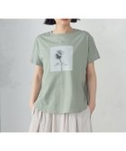 【コムサイズム/COMME CA ISM】のフォトプリントTシャツ 人気、トレンドファッション・服の通販 founy(ファニー) ファッション Fashion レディースファッション Fashion for Women トップス・カットソー Cut & Sew Tops シャツ・ブラウス・オフィスカジュアル Elegant Blouses & Button-Ups ロングTシャツ・Tシャツ Longline T-Shirts & Tees プリント Print, Printed Pattern thumbnail オリーブ|ID: prp329100004631193 ipo3291000000033624546