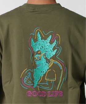 【ジムマスター/gym master / MEN】のgym master/7.4oz GOOD LIFE刺繍Tee 人気、トレンドファッション・服の通販 founy(ファニー) ファッション Fashion メンズファッション Fashion for Men 春 Spring 秋 Autumn カラフル Colorful Design クラシカル Classical, Vintage-Inspired シンプル Simple, Minimal スポーツ Sports, Activewear フロント Front, Front Design 半袖 Short Sleeve, Half Sleeve 夏 Summer |ID:prp329100004631254