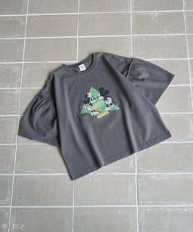 【コーエン/COEN】の【MICKEY(ミッキー) / 別注】ミッキー ミニー袖フレアTシャツ 人気、トレンドファッション・服の通販 founy(ファニー) ファッション Fashion レディースファッション Fashion for Women トップス・カットソー Cut & Sew Tops シャツ・ブラウス・オフィスカジュアル Elegant Blouses & Button-Ups ロングTシャツ・Tシャツ Longline T-Shirts & Tees コンパクト Compact, Small Size サテン Satin, Glossy Fabric スリーブ Sleeve, Long Sleeve / Short Sleeve デニム Denim, Jeans Material フレア Flare, Flared プリント Print, Printed Pattern ボトム Bottoms, Lower Wear 別注 Limited Edition, Custom Order |ID:prp329100004631288