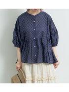 【サマンサモスモス/Samansa Mos2】のプリントアソートティアードブラウス 人気、トレンドファッション・服の通販 founy(ファニー) ファッション Fashion レディースファッション Fashion for Women トップス・カットソー Cut & Sew Tops シャツ・ブラウス・オフィスカジュアル Elegant Blouses & Button-Ups シンプル Simple, Minimal 無地 Plain, Solid Color thumbnail ネイビー|ID: prp329100004631355 ipo3291000000033493203