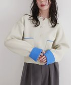 【リアン/Lian】のバイカラーニットカーディガン 人気、トレンドファッション・服の通販 founy(ファニー) ファッション Fashion レディースファッション Fashion for Women トップス・カットソー Cut & Sew Tops ニット Knit Tops & Sweaters カーディガン・羽織り Layered Style Cardigans thumbnail アイボリー|ID: prp329100004631388 ipo3291000000035180571
