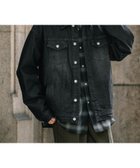 【ロッキーモンロー/Rocky Monroe】のオーバーサイズヴィンテージライク3rdタイプデニムジャケット 人気、トレンドファッション・服の通販 founy(ファニー) ファッション Fashion レディースファッション Fashion for Women アウター Coat / Outerwear Collection レディースジャケット・軽アウター Jackets デニムジャケット / カジュアルアウター Denim Jackets シンプル Simple, Minimal ジャケット Jacket, Outerwear デニム Denim, Jeans Material フラップ Flap, Flap Pocket フロント Front, Front Design ポケット Pocket, Pocket Detail ロング Long, Long-Length ヴィンテージ Vintage Style thumbnail ブラックオーバーダイ|ID: prp329100004631454 ipo3291000000033401157