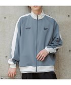 【ロッキーモンロー/Rocky Monroe】のReebok オーバーサイズ袖ラインポンチトラックブルゾン ブルーグレー|ID: prp329100004631455 ipo3291000000033324046
