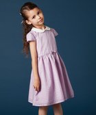 【アー ヴェー ヴェー/a.v.v / KIDS】の110-130 【セレモニースタイル】丸襟シアーチェックワンピース ピンク|ID: prp329100004631572 ipo3291000000033506895