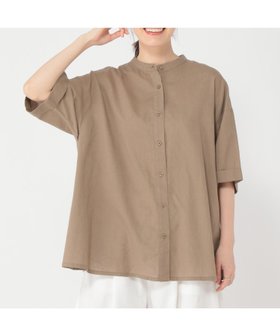 【スタディオ クリップ/studio CLIP】のコットンリネンシアーバンドカラーシャツ 人気、トレンドファッション・服の通販 founy(ファニー) ファッション Fashion レディースファッション Fashion for Women トップス・カットソー Cut & Sew Tops シャツ・ブラウス・オフィスカジュアル Elegant Blouses & Button-Ups おすすめ Recommended / Our Picks ギャザー Gathered, Ruffled シアー Sheer, See-Through スラックス Slacks, Dress Pants スリーブ Sleeve, Long Sleeve / Short Sleeve デニム Denim, Jeans Material ハーフ Half, Half-Length フレア Flare, Flared フロント Front, Front Design ベーシック Basic, Essential リラックス Relax, Relaxed Fit ワイド Wide, Wide Fit 夏 Summer 定番 Standard, Basic Item 羽織 Haori, Light Jacket |ID:prp329100004631796
