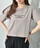【インタープラネット/INTERPLANET】の刺繍ロゴT 人気、トレンドファッション・服の通販 founy(ファニー) ファッション Fashion レディースファッション Fashion for Women おすすめ Recommended / Our Picks コンパクト Compact, Small Size トレンド Trend, Trending Now ベーシック Basic, Essential 今季 This Season, Current Season thumbnail グレージュ|ID: prp329100004631840 ipo3291000000033562399