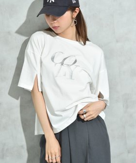 【インタープラネット/INTERPLANET】の【接触冷感】スリットスリーブロゴT 人気、トレンドファッション・服の通販 founy(ファニー) ファッション Fashion レディースファッション Fashion for Women おすすめ Recommended / Our Picks スリット Slit, Slit Detail ベーシック Basic, Essential |ID:prp329100004632083