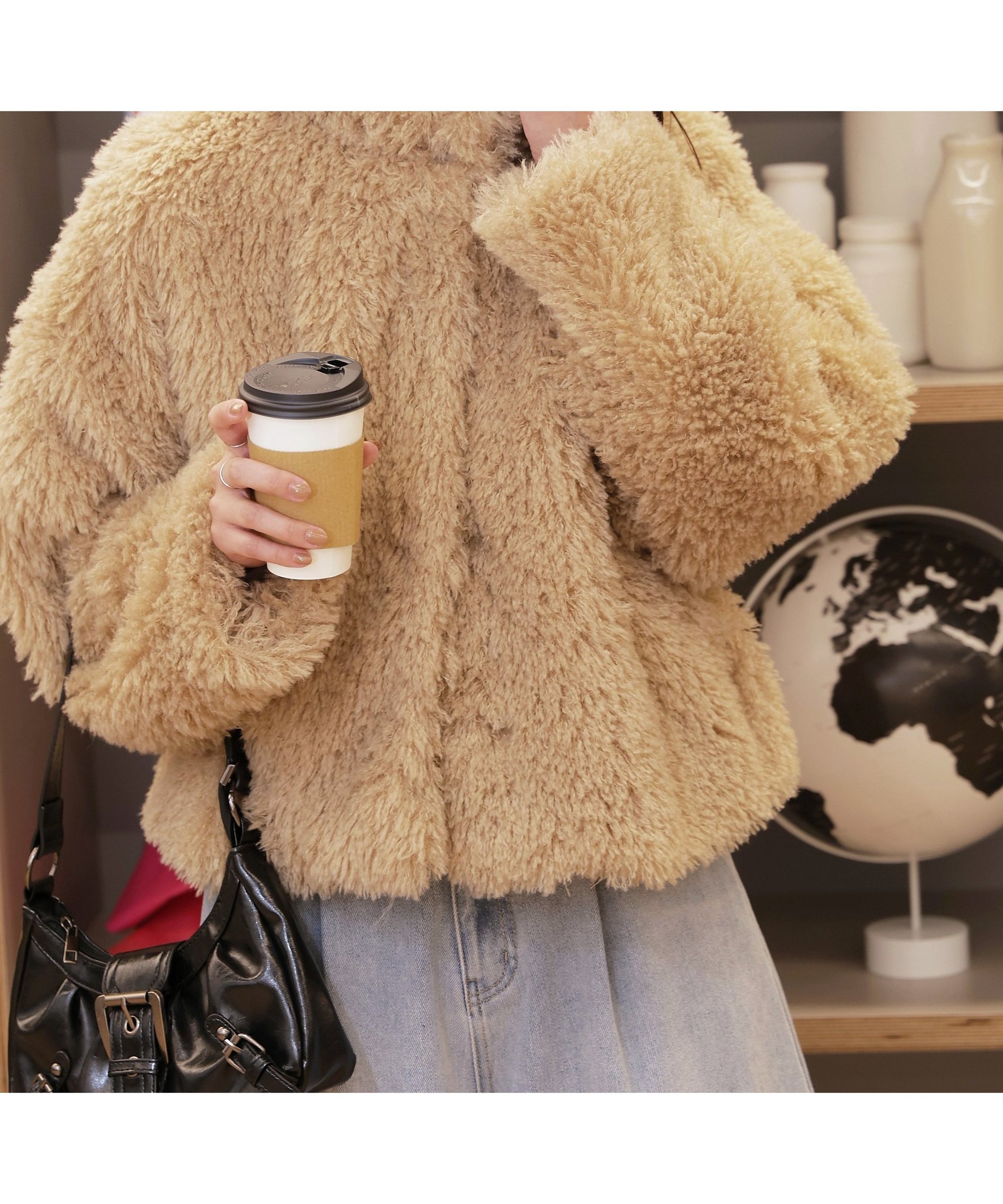 【フリーズマート/FREE'S MART】のファースタンドブルゾン 人気、トレンドファッション・服の通販 founy(ファニー) 　ファッション　Fashion　レディースファッション　Fashion for Women　アウター　Coat / Outerwear Collection　ブルゾンジャケット・スポーティアウター　Blouson Jackets　おすすめ　Recommended / Our Picks　スタンド　Stand Collar, Upright Stand　タフタ　Taffeta, Structured Fabric　デニム　Denim, Jeans Material　フェイクファー　Faux Fur, Imitation Fur　ブルゾン　Blouson, Bomber Jacket　ワイド　Wide, Wide Fit　 other-1|ID: prp329100004632100 ipo3291000000033334544