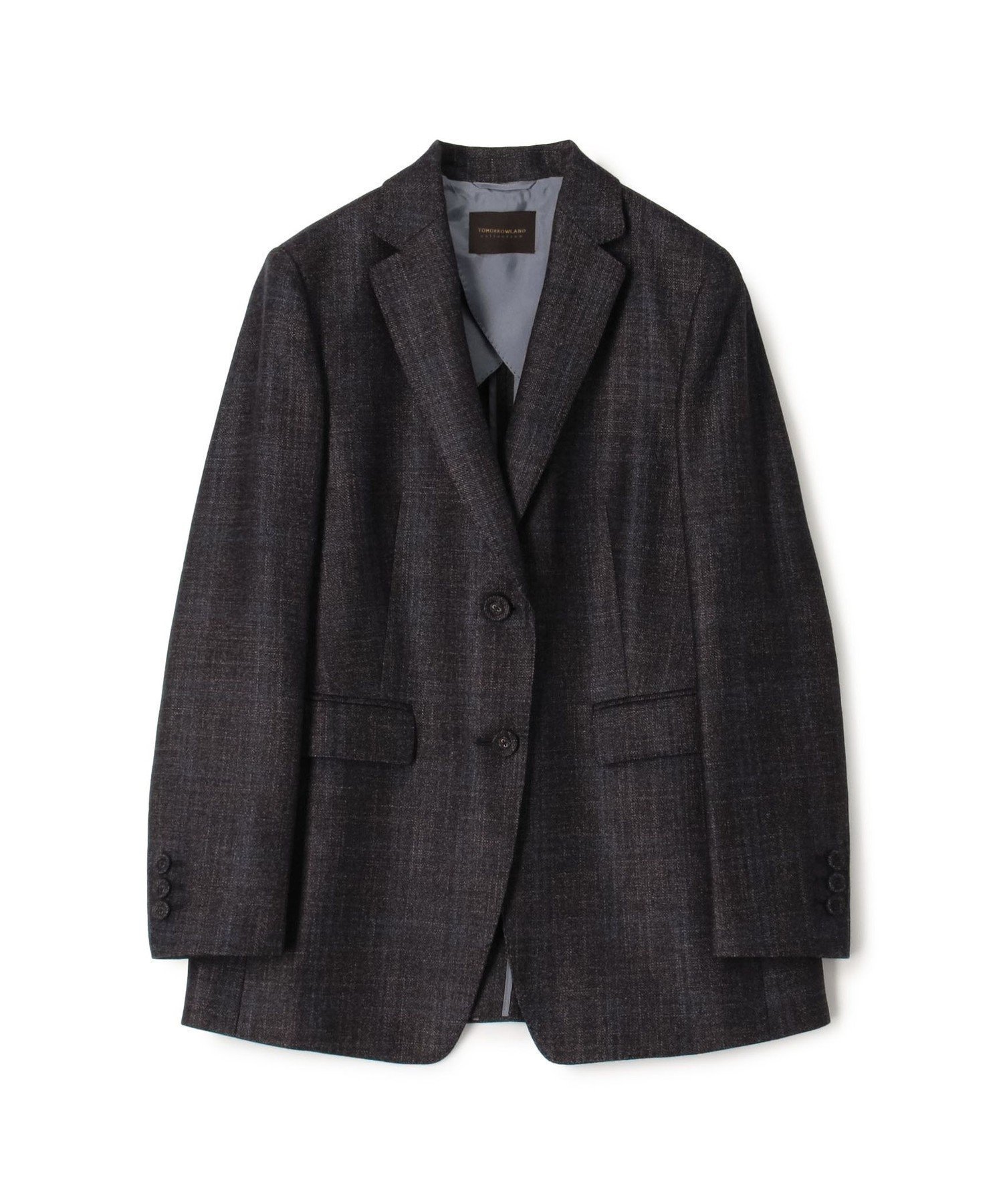 【トゥモローランド/TOMORROWLAND】のSILK AIR PANE シングル2Bジャケット 人気、トレンドファッション・服の通販 founy(ファニー) 　ファッション　Fashion　レディースファッション　Fashion for Women　アウター　Coat / Outerwear Collection　レディースジャケット・軽アウター　Jackets　エレガント 上品　Elegant　ショルダー　Shoulder, Shoulder Strap　シルク　Silk, 100% Silk　ジャケット　Jacket, Outerwear　セットアップ　Set-Up, Coordinated Outfit　フロント　Front, Front Design　ポケット　Pocket, Pocket Detail　 other-1|ID: prp329100004632186 ipo3291000000033334971
