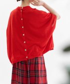 【プードゥドゥ/POU DOU DOU】のリネンレーヨン6分袖2wayポンチョニット 人気、トレンドファッション・服の通販 founy(ファニー) ファッション Fashion レディースファッション Fashion for Women アウター Coat / Outerwear Collection ポンチョ・ケープコート Ponchos & Capes トップス・カットソー Cut & Sew Tops ニット Knit Tops & Sweaters おすすめ Recommended / Our Picks インナー Innerwear シンプル Simple, Minimal スマート Smart, Elegant フォルム Silhouette, Form リネン Linen, Linen Fabric リラックス Relax, Relaxed Fit thumbnail レッド|ID: prp329100004632206 ipo3291000000033598754