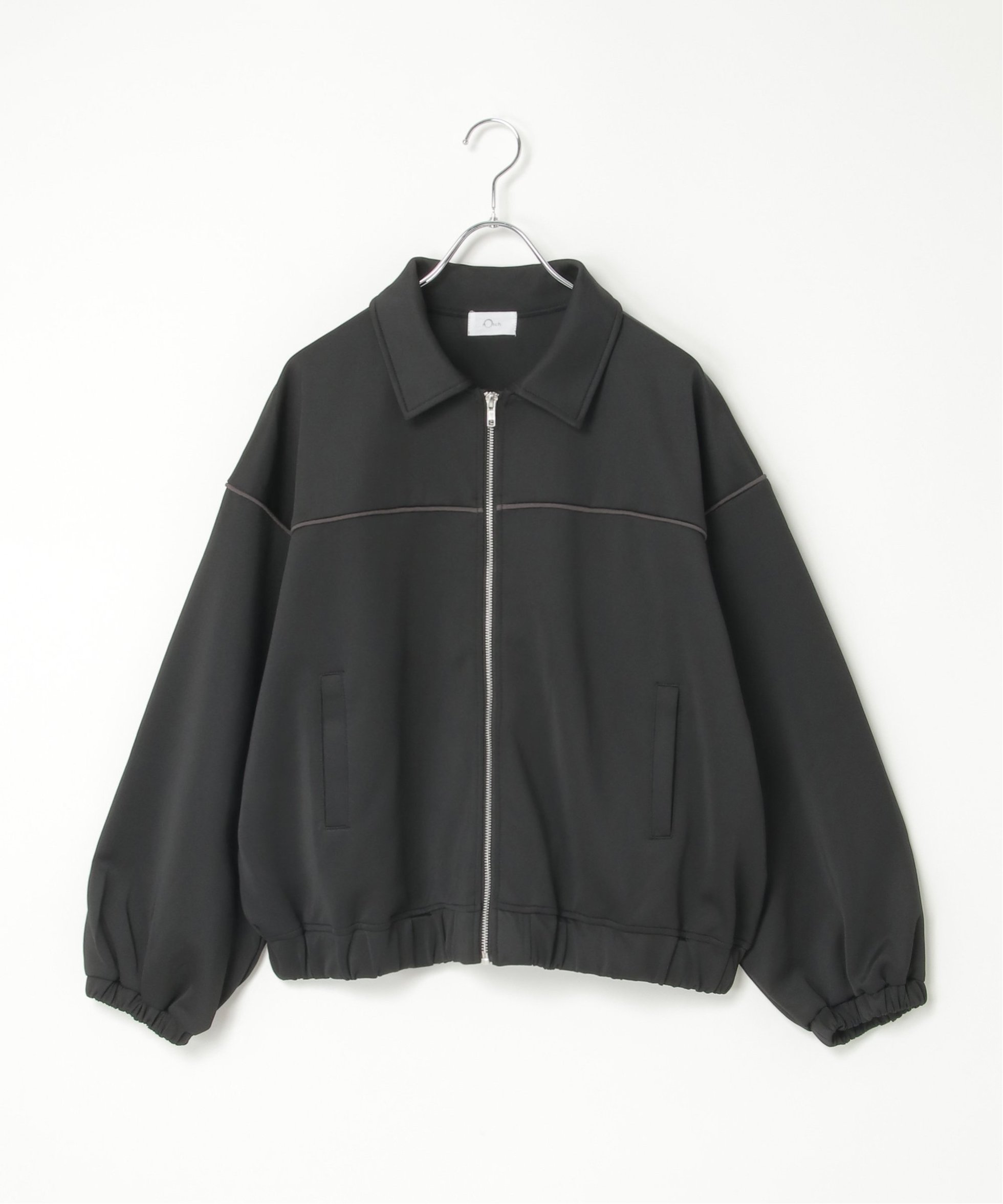 【ノッチ/notch】のジャージZIPアップブルゾン インテリア・キッズ・メンズ・レディースファッション・服の通販 founy(ファニー) 　ファッション　Fashion　レディースファッション　Fashion for Women　アウター　Coat / Outerwear Collection　ブルゾンジャケット・スポーティアウター　Blouson Jackets　おすすめ　Recommended / Our Picks　トレンド　Trend, Trending Now　パイピング　Piping, Trim Design　ビッグ　Big, Oversized　ブルゾン　Blouson, Bomber Jacket　ベーシック　Basic, Essential　定番　Standard, Basic Item　ブラック|ID: prp329100004632220 ipo3291000000033398155