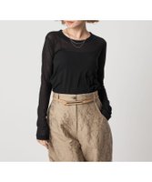 【ユナイテッドアローズ/UNITED ARROWS】のconte コットン シアー クルーネックカットソー 人気、トレンドファッション・服の通販 founy(ファニー) ファッション Fashion レディースファッション Fashion for Women トップス・カットソー Cut & Sew Tops カットソー・ベーシックTシャツ Cut-and-Sewn Tops / Stretch Tees & Basics シアー Sheer, See-Through シンプル Simple, Minimal ジャケット Jacket, Outerwear ロング Long, Long-Length |ID:prp329100004632229
