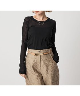 【ユナイテッドアローズ/UNITED ARROWS】のconte コットン シアー クルーネックカットソー 人気、トレンドファッション・服の通販 founy(ファニー) ファッション Fashion レディースファッション Fashion for Women トップス・カットソー Cut & Sew Tops カットソー・ベーシックTシャツ Cut-and-Sewn Tops / Stretch Tees & Basics シアー Sheer, See-Through シンプル Simple, Minimal ジャケット Jacket, Outerwear ロング Long, Long-Length |ID:prp329100004632229