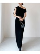 【スナイデル/SNIDEL】のドレープカットワンピース BLK[009]|ID:prp329100004632275