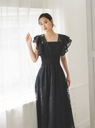 【スナイデル/SNIDEL】のウエストリブレースドレス BLK[009]|ID:prp329100004632277