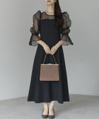 【プレフェリール/PREFERIR】のシアースリーブ結婚式パーティーフレアードレス 人気、トレンドファッション・服の通販 founy(ファニー) ファッション Fashion レディースファッション Fashion for Women ワンピース Dresses フォーマル・パーティードレス・結婚式用ドレス Elegant & Casual Dresses クラシカル Classical, Vintage-Inspired ドレス Dress, One-Piece フレア Flare, Flared エレガント 上品 Elegant 結婚式 Wedding thumbnail ブラック|ID: prp329100004632288 ipo3291000000033427054