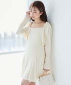 【マジェスティック レゴン/MAJESTIC LEGON】のカーデセット肩リボンキャミワンピ 人気、トレンドファッション・服の通販 founy(ファニー) ファッション Fashion レディースファッション Fashion for Women ワンピース Dresses キャミソールワンピース Camisole Dresses カットソー Cut and Sewn Top カーディガン Cardigan, Knitwear キャミソール Camisole, Spaghetti Strap Top キャミワンピース Cami Dress, Slip Dress ショート Short, Short Length ジャケット Jacket, Outerwear ダウン Down, Puffer デコルテ Décolleté, Neckline デニム Denim, Jeans Material 長袖 Long Sleeve, Full Sleeve フィット Fit, Slim Fit ミュール Mule, Backless Shoes リボン Ribbon, Bow ロング Long, Long-Length ワンポイント One Point, Statement Accent 再入荷 Restock / Back in Stock おすすめ Recommended / Our Picks thumbnail アイボリー|ID: prp329100004632332 ipo3291000000033427308