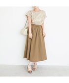 【ルクールブラン/le.coeur blanc】のドビーボーダードッキングワンピース 人気、トレンドファッション・服の通販 founy(ファニー) ファッション Fashion レディースファッション Fashion for Women ワンピース Dresses おすすめ Recommended / Our Picks スリーブ Sleeve, Long Sleeve / Short Sleeve フレンチ French, French Style メッシュ Mesh, Net Fabric 夏 Summer 旅行 Travel 無地 Plain, Solid Color thumbnail ベージュ柄|ID: prp329100004632333 ipo3291000000033427319