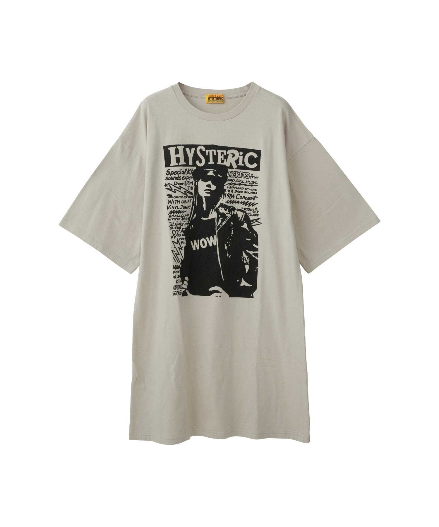 【ヒステリックグラマー/HYSTERIC GLAMOUR】のWOW GIRL ワンピース 人気、トレンドファッション・服の通販 founy(ファニー) 　ファッション　Fashion　レディースファッション　Fashion for Women　ワンピース　Dresses　グラフィック　Graphic, Graphic Design　 other-1|ID: prp329100004632334 ipo3291000000033427683