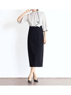 【ヴァン/Vin】のジャガードコンビワンピース 人気、トレンドファッション・服の通販 founy(ファニー) ファッション Fashion レディースファッション Fashion for Women ワンピース Dresses エレガント 上品 Elegant コンビ Combo, Combination Style ジョーゼット Georgette, Semi-Sheer Fabric スカーフ Scarf, Neckwear ドレープ Drape, Draping Fabric フィット Fit, Slim Fit ペンシル Pencil, Pencil Skirt thumbnail ライトグレー|ID: prp329100004632339 ipo3291000000033427351