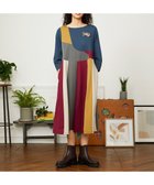 【ホコモモラ/Jocomomola】のRompecabezas パッチワークワンピース 人気、トレンドファッション・服の通販 founy(ファニー) ファッション Fashion レディースファッション Fashion for Women ワンピース Dresses ウェーブ Wavy Pattern 春 Spring 秋 Autumn カットソー Cut and Sewn Top カーディガン Cardigan, Knitwear クラシカル Classical, Vintage-Inspired ストライプ Stripe, Striped Pattern パッチワーク Patchwork, Mixed Fabric ポケット Pocket, Pocket Detail ロング Long, Long-Length 冬 Winter / This Winter 夏 Summer thumbnail ブルー|ID: prp329100004632345 ipo3291000000033427379