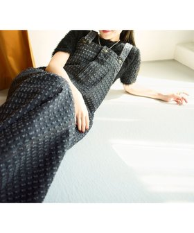 【ビーミングライフストアバイビームス/B:MING LIFE STORE by BEAMS】のジャカード デニム カーゴ ワンピース(S~M) 人気、トレンドファッション・服の通販 founy(ファニー) ファッション Fashion レディースファッション Fashion for Women ワンピース Dresses おすすめ Recommended / Our Picks インナー Innerwear ショート Short, Short Length ジャカード／ジャガード Jacquard, Woven Pattern スリーブ Sleeve, Long Sleeve / Short Sleeve タートルネック Turtleneck, High Neck デニム Denim, Jeans Material ノースリーブ Sleeveless, No-Sleeve パッチ Patch, Appliqué ポケット Pocket, Pocket Detail 楽ちん Easy Fit, Comfortable |ID:prp329100004632371