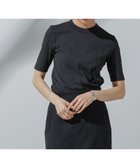 【ナノ ユニバース/nano universe】のAnti Soaked 汗染み防止 クルーネックリブTシャツ 人気、トレンドファッション・服の通販 founy(ファニー) ファッション Fashion レディースファッション Fashion for Women トップス・カットソー Cut & Sew Tops シャツ・ブラウス・オフィスカジュアル Elegant Blouses & Button-Ups ロングTシャツ・Tシャツ Longline T-Shirts & Tees コンパクト Compact, Small Size 今季 This Season, Current Season 吸水 Absorbent, Quick-Dry シンプル Simple, Minimal ストレート Straight, Straight Cut 定番 Standard, Basic Item ノースリーブ Sleeveless, No-Sleeve 人気 Popular, Best Seller お家時間・ステイホーム Stay Home / At Home エレガント 上品 Elegant ビジネス 仕事 通勤 Business / Work / Commuting thumbnail ブラック|ID: prp329100004632428 ipo3291000000033337836