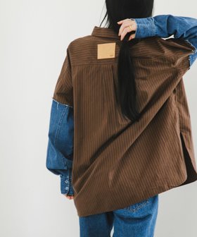 【ケービーエフ/KBF / URBAN RESEARCH】のデニムスリーブリメイクシャツ 人気、トレンドファッション・服の通販 founy(ファニー) ファッション Fashion レディースファッション Fashion for Women トップス・カットソー Cut & Sew Tops シャツ・ブラウス・オフィスカジュアル Elegant Blouses & Button-Ups 2025年 2025 2025-2026秋冬・A/W Autumn/Winter 2025–26 AW25–26 冬 Winter / This Winter ストライプ Stripe, Striped Pattern スラックス Slacks, Dress Pants デニム Denim, Jeans Material ドッキング Docking, Mixed Material パッチ Patch, Appliqué ベーシック Basic, Essential A/W・秋冬 Autumn/Winter |ID:prp329100004632455
