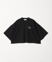 【ユナイテッドアローズ/UNITED ARROWS】のSACRA メッセージプリント クロップド Tシャツ 人気、トレンドファッション・服の通販 founy(ファニー) ファッション Fashion レディースファッション Fashion for Women トップス・カットソー Cut & Sew Tops シャツ・ブラウス・オフィスカジュアル Elegant Blouses & Button-Ups ロングTシャツ・Tシャツ Longline T-Shirts & Tees クロップド Cropped, Short Length スリーブ Sleeve, Long Sleeve / Short Sleeve デニム Denim, Jeans Material ハーフ Half, Half-Length バランス Balance, Style Balance プリント Print, Printed Pattern ワイド Wide, Wide Fit エレガント 上品 Elegant |ID:prp329100004632527